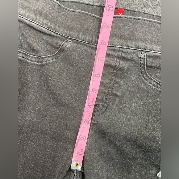 Spanx Distressed Ankle Skinny Jean Legging Pants XS Black - Picture 7 of 7